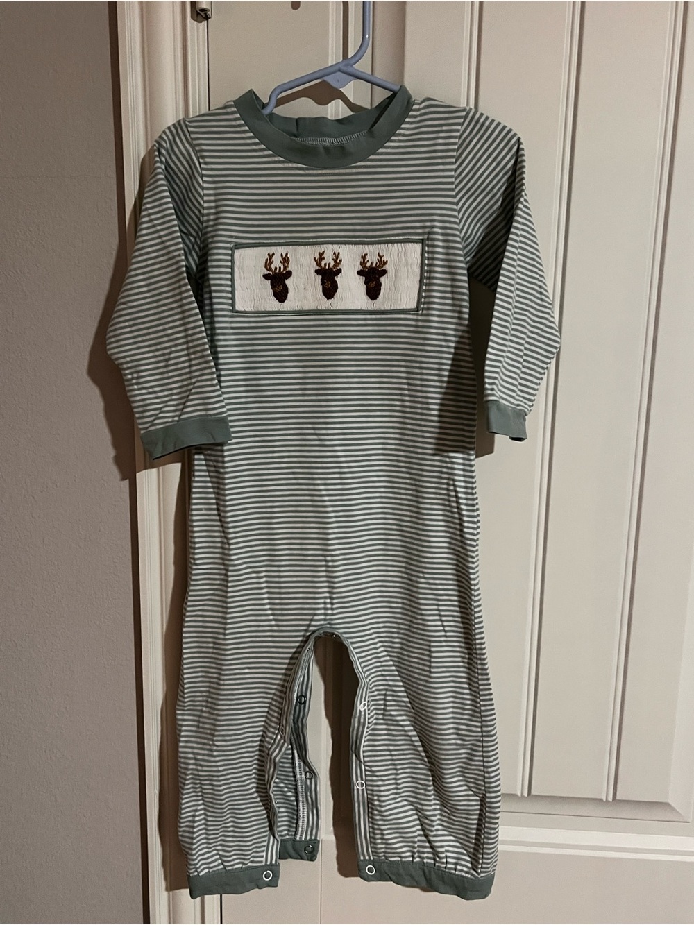 Smocked Deer Longall 2t